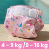 Maillot couche lavable Swim Nappy rose.